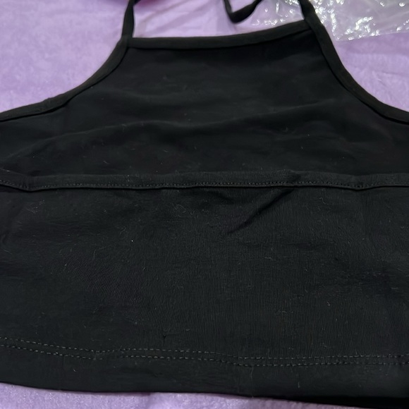 NWT Glow in the dark Halter Crop Top - Picture 3 of 7